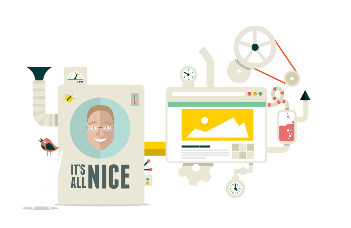 The It's All Nice website-making machine!